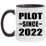 Pilot Since 2022 - 11oz Accent Mug Black