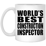 World's Best Construction Inspector - 11 Oz Coffee Mug