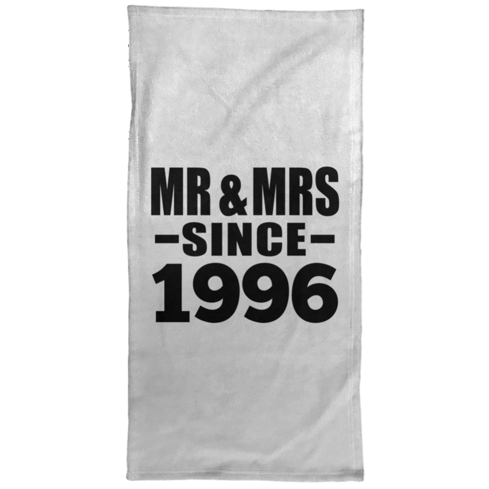 28th Anniversary Mr & Mrs Since 1996 - Hand Towel