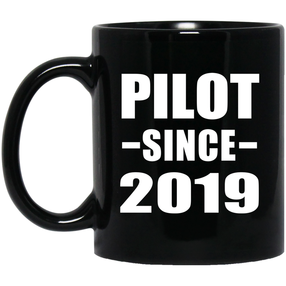 Pilot Since 2019 - 11oz Coffee Mug Black