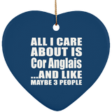 All I Care About Is Cor Anglais - Heart Ornament