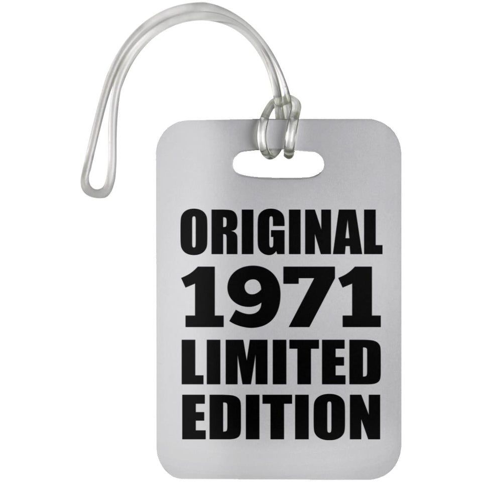 53rd Birthday Original 1971 Limited Edition - Luggage Bag Tag