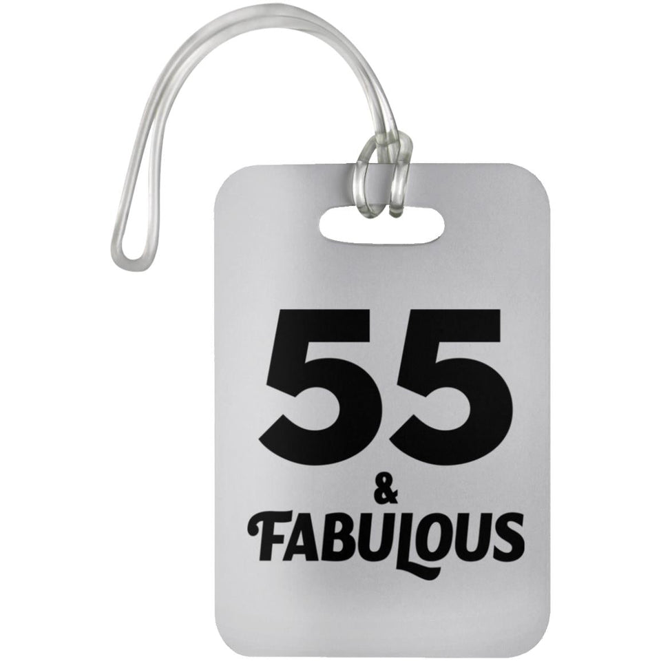 55th Birthday 55 & Fabulous - Luggage Bag Tag