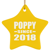 Poppy Since 2018 - Star Ornament
