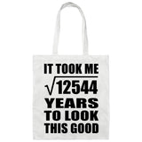 112th Birthday Took Square Root of 12544 Years To Look Good - Tote Bag White