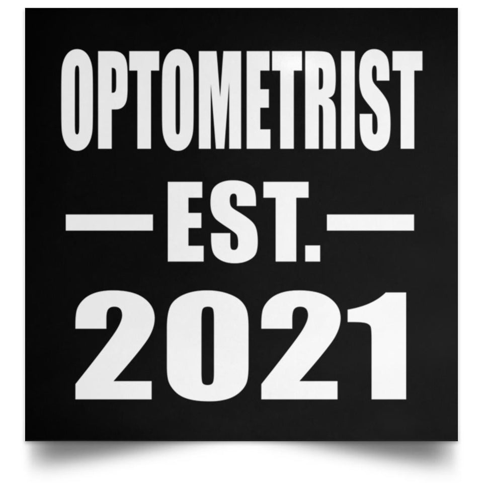 Optometrist Established EST. 2021 - Poster Square