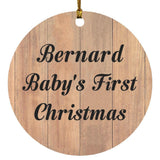 Bernard Baby's First Christmas - Circle Ornament C