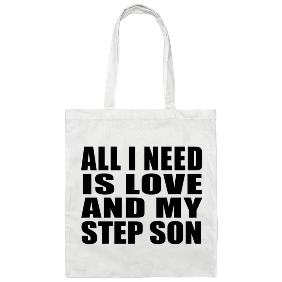 All I Need Is Love And My Step Son - Tote Bag White