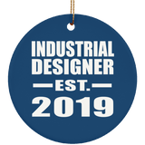 Industrial Designer Established EST. 2019 - Circle Ornament