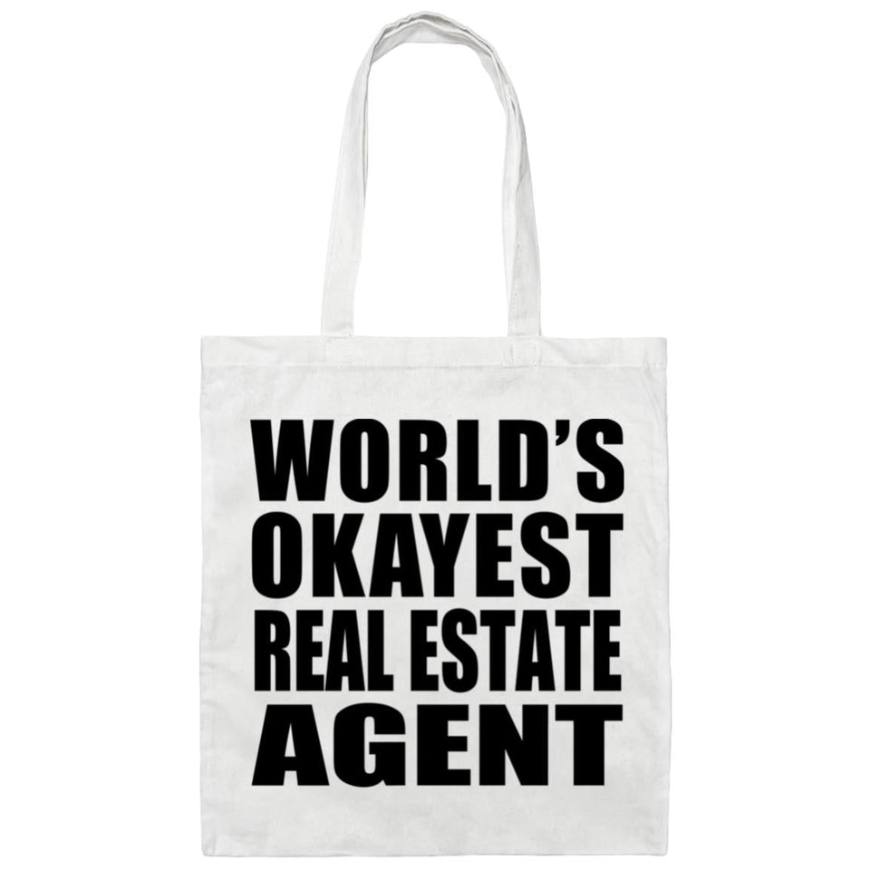 World's Okayest Real Estate Agent - Tote Bag White
