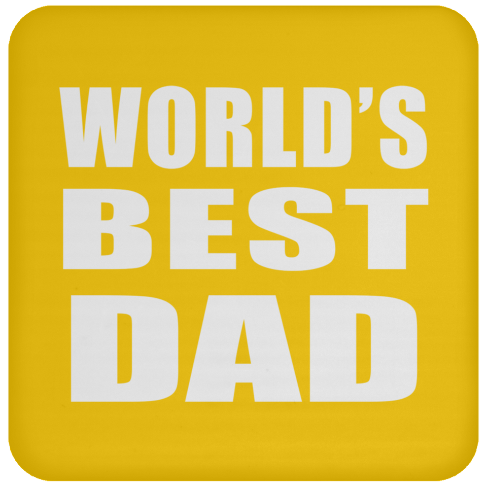 World's Best Dad - Drink Coaster