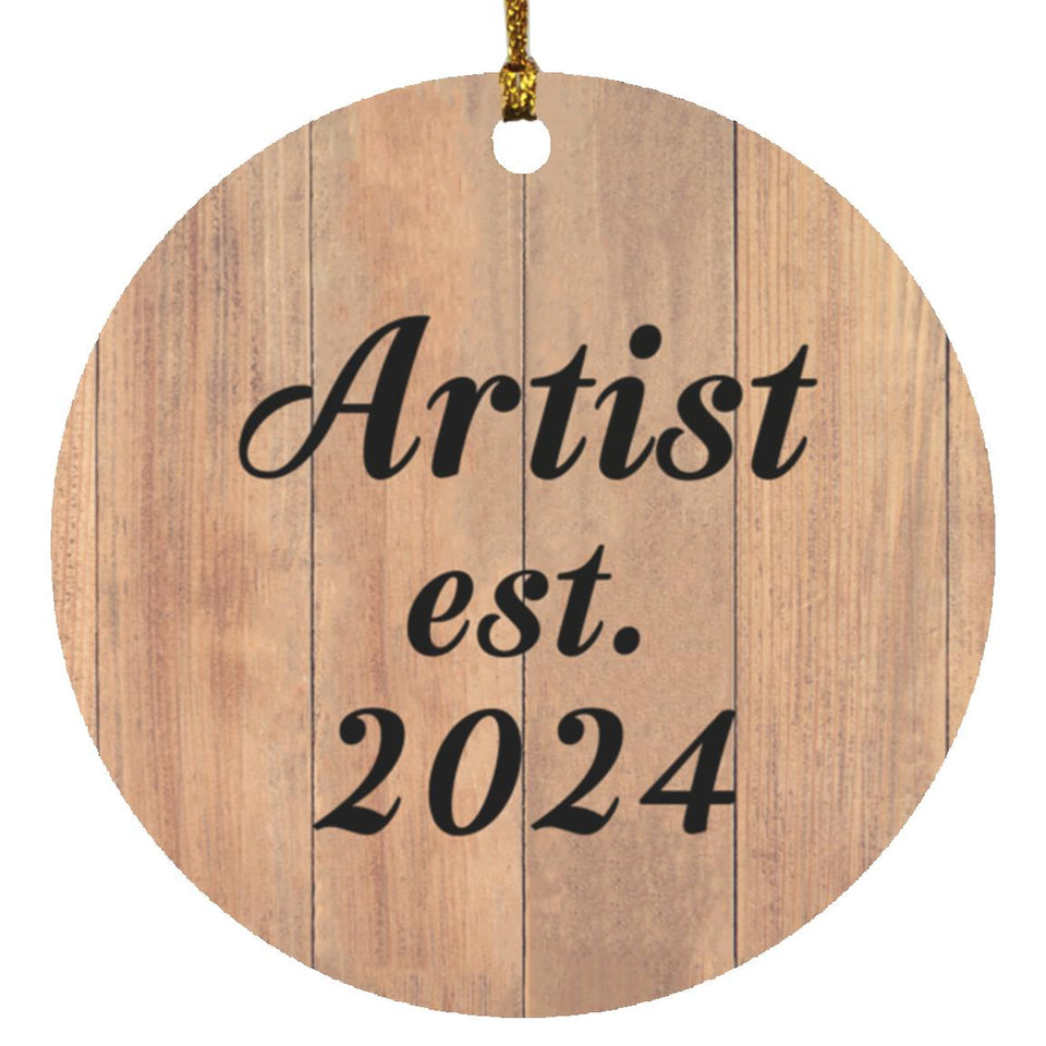 Artist Established Est. 2024 - Circle Ornament C