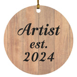 Artist Established Est. 2024 - Circle Ornament C