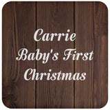 Carrie Baby's First Christmas - Drink Coaster D