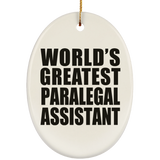 World's Greatest Paralegal Assistant - Oval Ornament