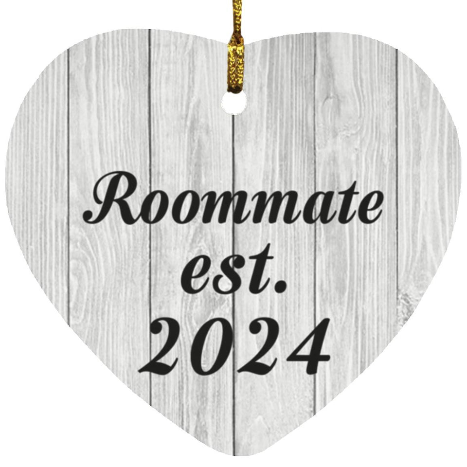 Roommate Established Est. 2024 - Heart Ornament F