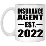 Insurance Agent Established EST. 2022 - 11oz Coffee Mug