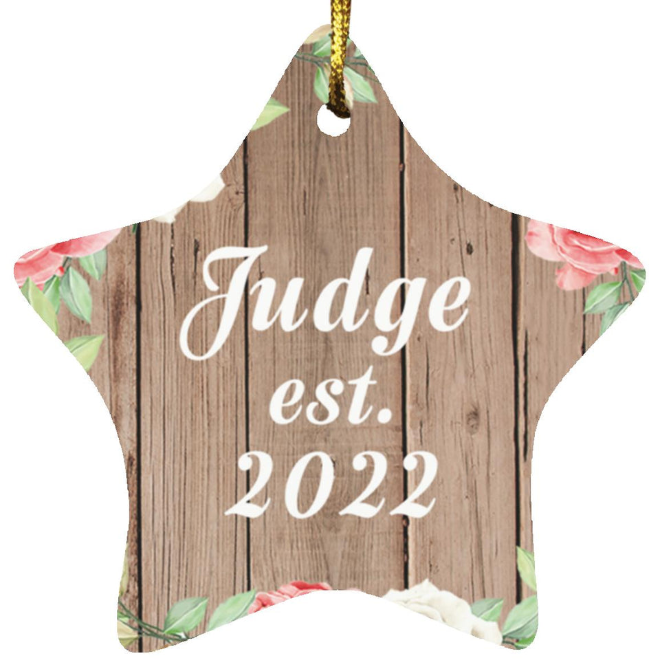 Judge Established Est. 2022 - Star Ornament B