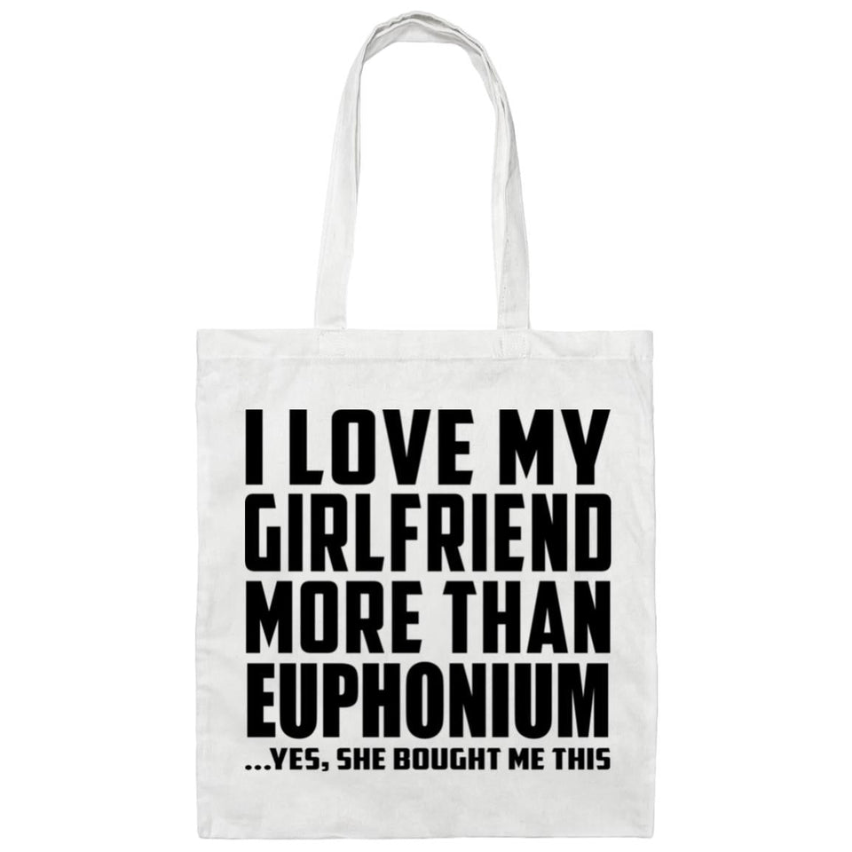 I Love My Girlfriend More Than Euphonium - Tote Bag White