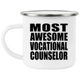 Most Awesome Vocational Counselor - 12oz Camping Mug
