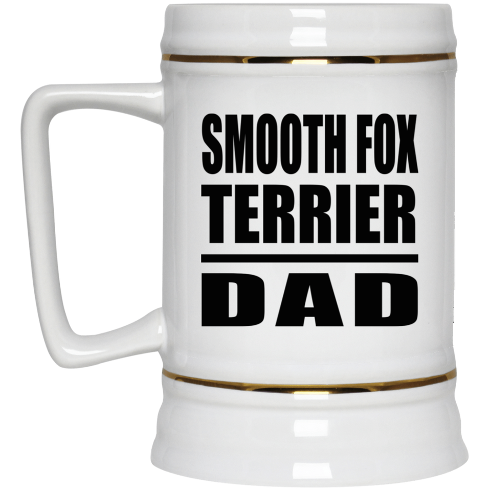 Smooth Fox Terrier Dad - Beer Stein