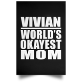Vivian World's Okayest Mom - Poster Portrait