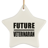 Future Veterinarian - Star Ornament