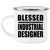 Blessed Industrial Designer - 12oz Camping Mug
