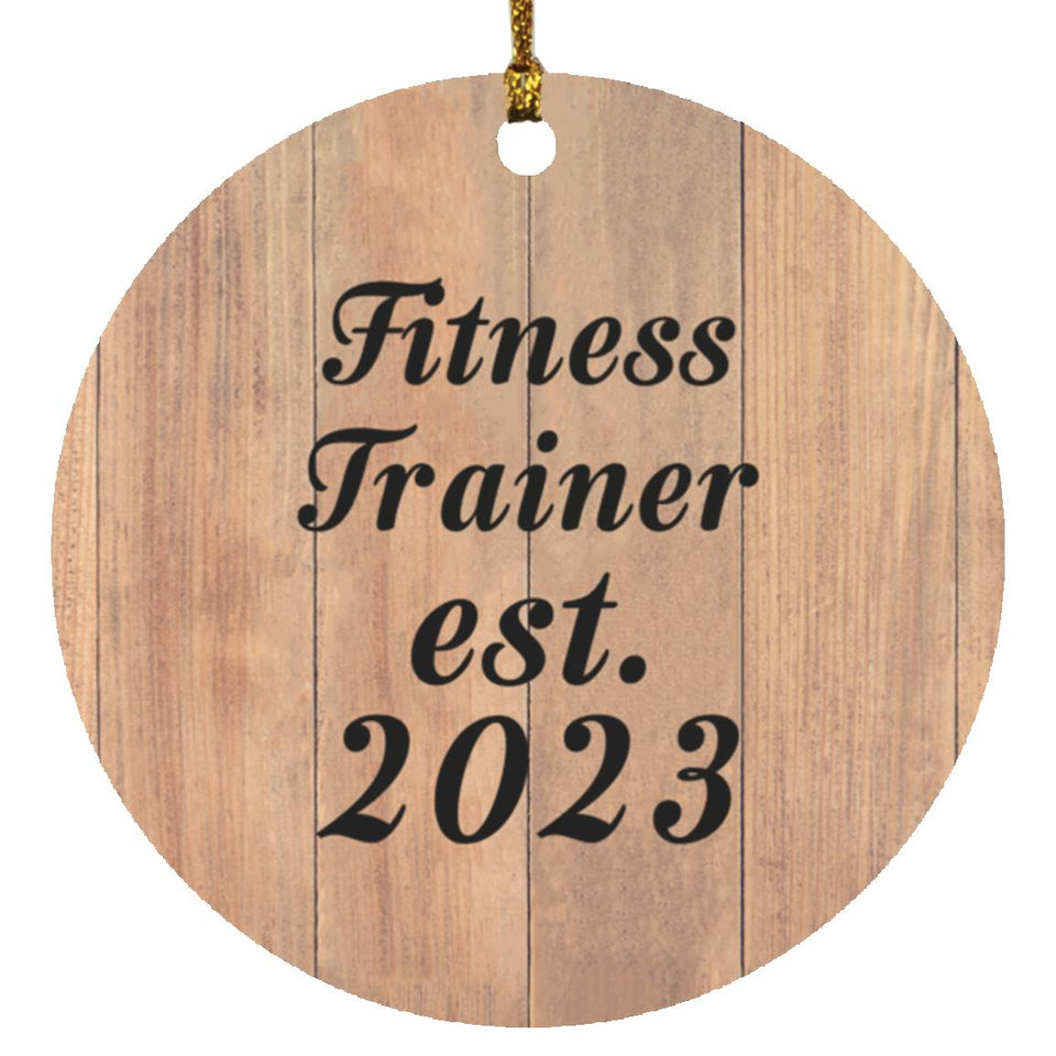 Fitness Trainer Established Est. 2023 - Circle Ornament C