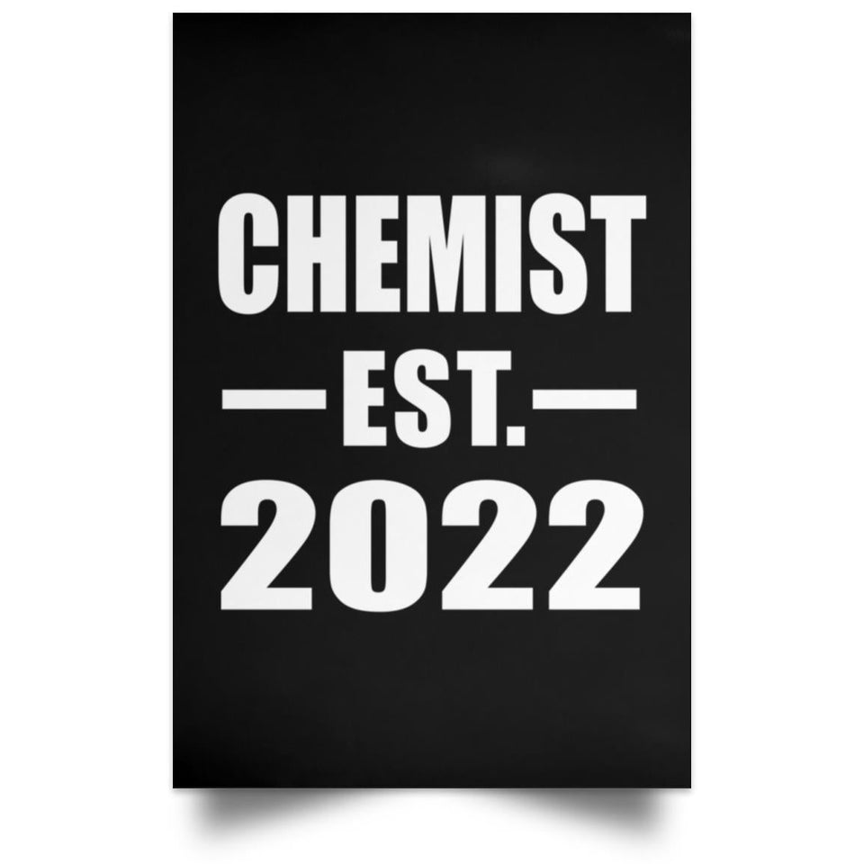 Chemist Established EST. 2022 - Poster Portrait