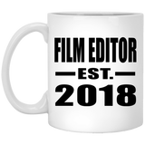 Film Editor Established EST. 2018 - 11 Oz Coffee Mug