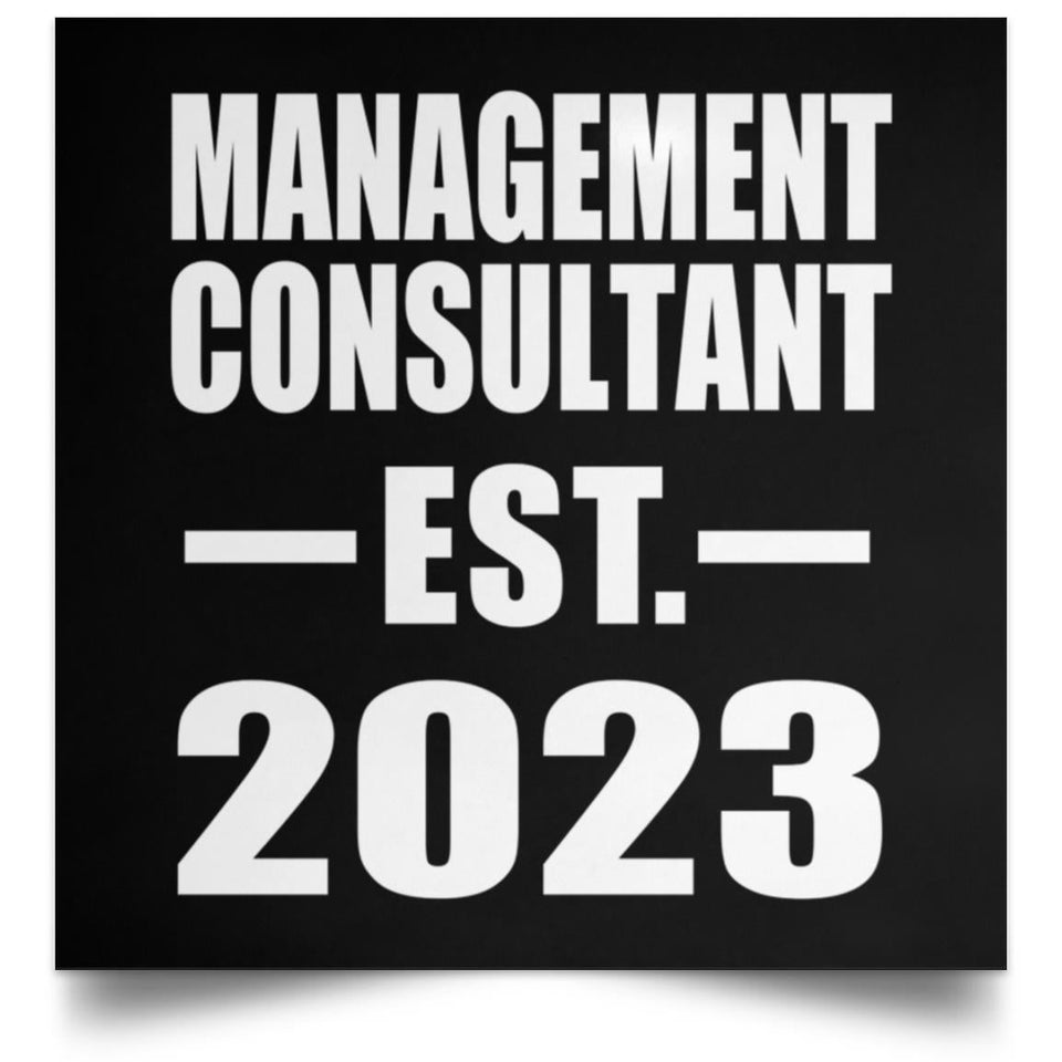 Management Consultant Established EST. 2023 - Poster Square