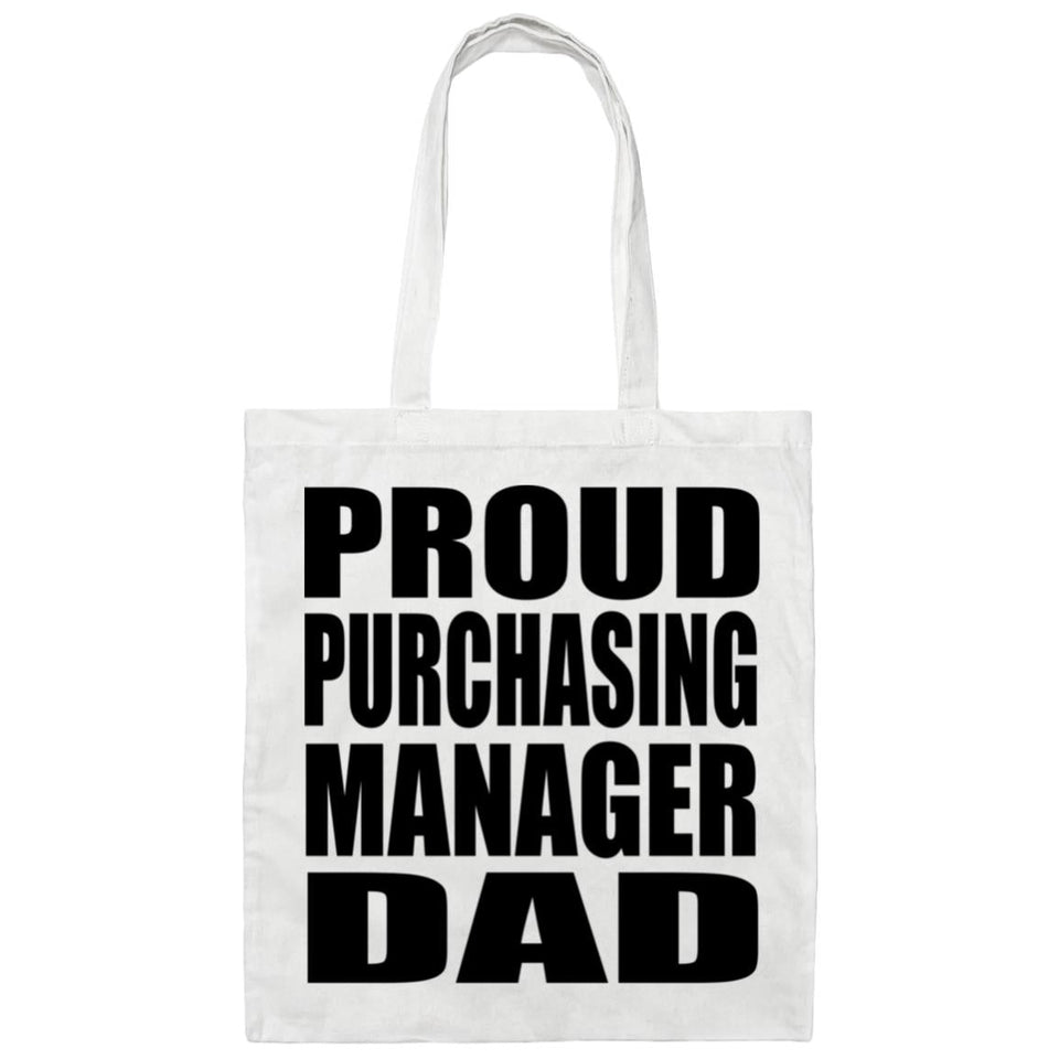 Proud Purchasing Manager Dad - Tote Bag White