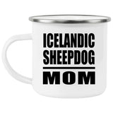 Icelandic Sheepdog Mom - 12oz Camping Mug