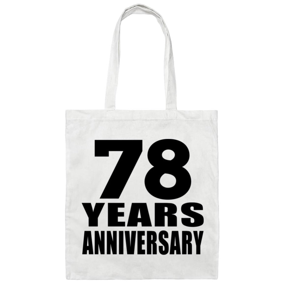 78th Anniversary 78 Years - Tote Bag White