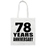 78th Anniversary 78 Years - Tote Bag White