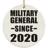 Military General Since 2020 - Circle Ornament