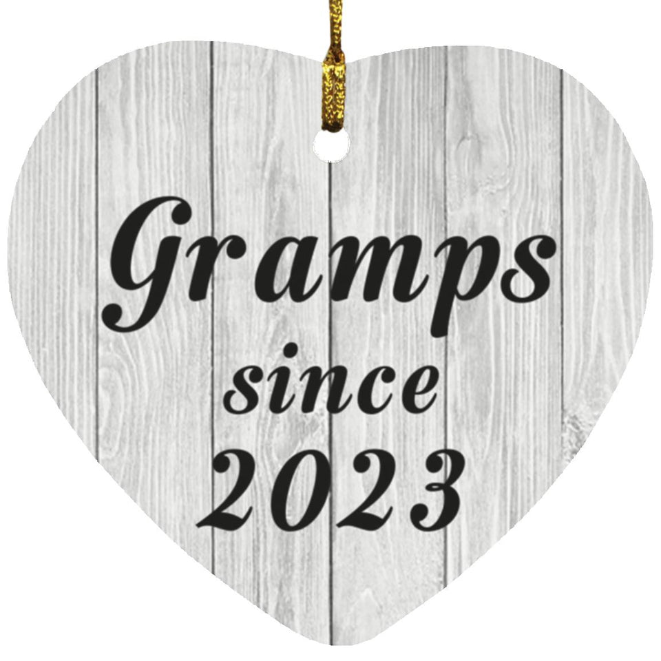 Gramps Since 2023 - Heart Ornament F