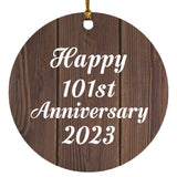 Happy 101st Anniversary 2023 - Circle Ornament D