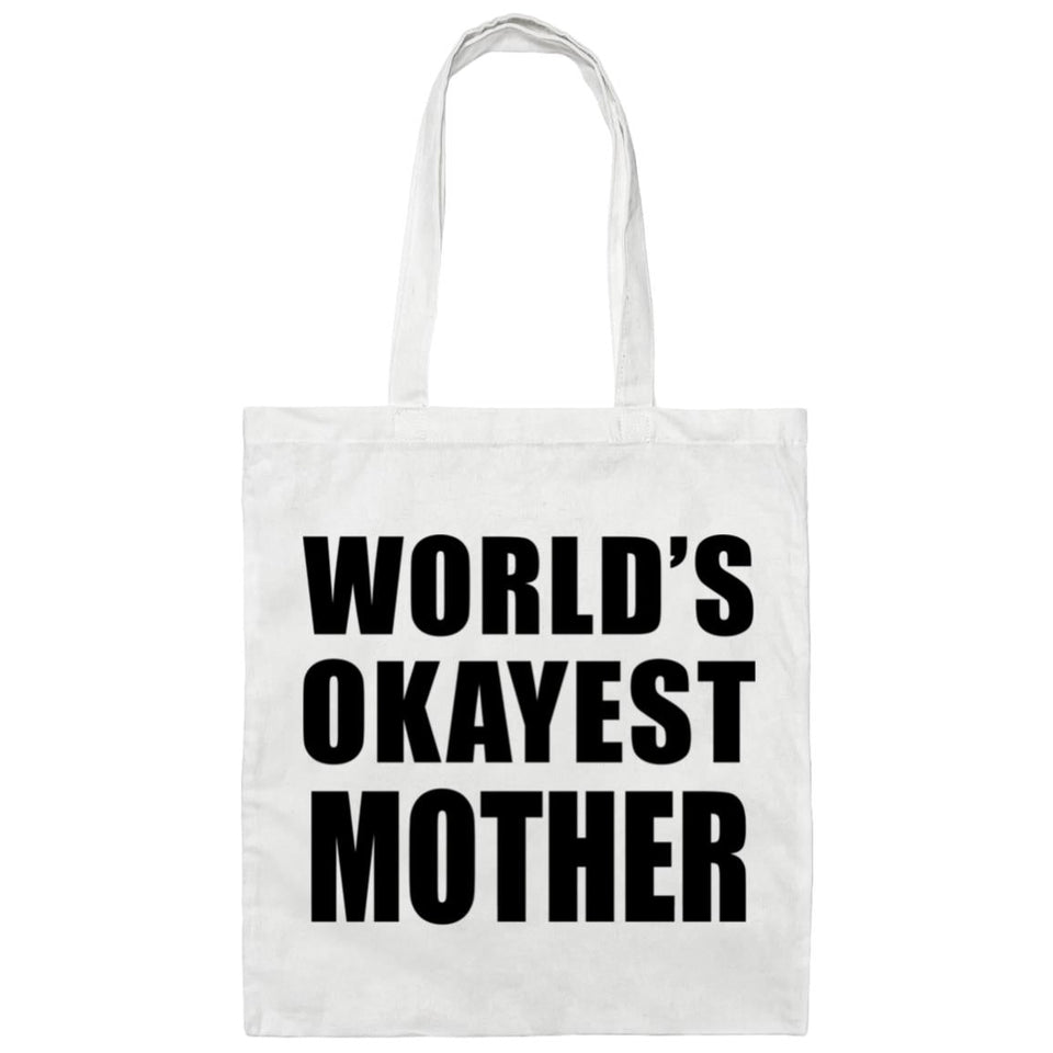 World's Okayest Mother - Tote Bag White