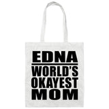 Edna World's Okayest Mom - Tote Bag White