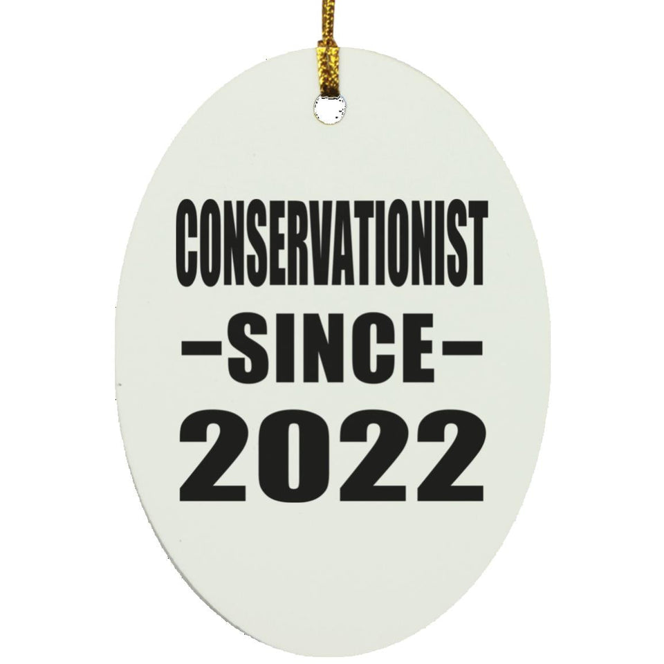 Conservationist Since 2022 - Oval Ornament