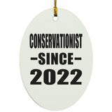 Conservationist Since 2022 - Oval Ornament