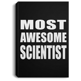 Most Awesome Scientist - Canvas Portrait