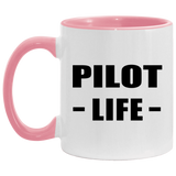 Pilot Life - 11oz Accent Mug Pink