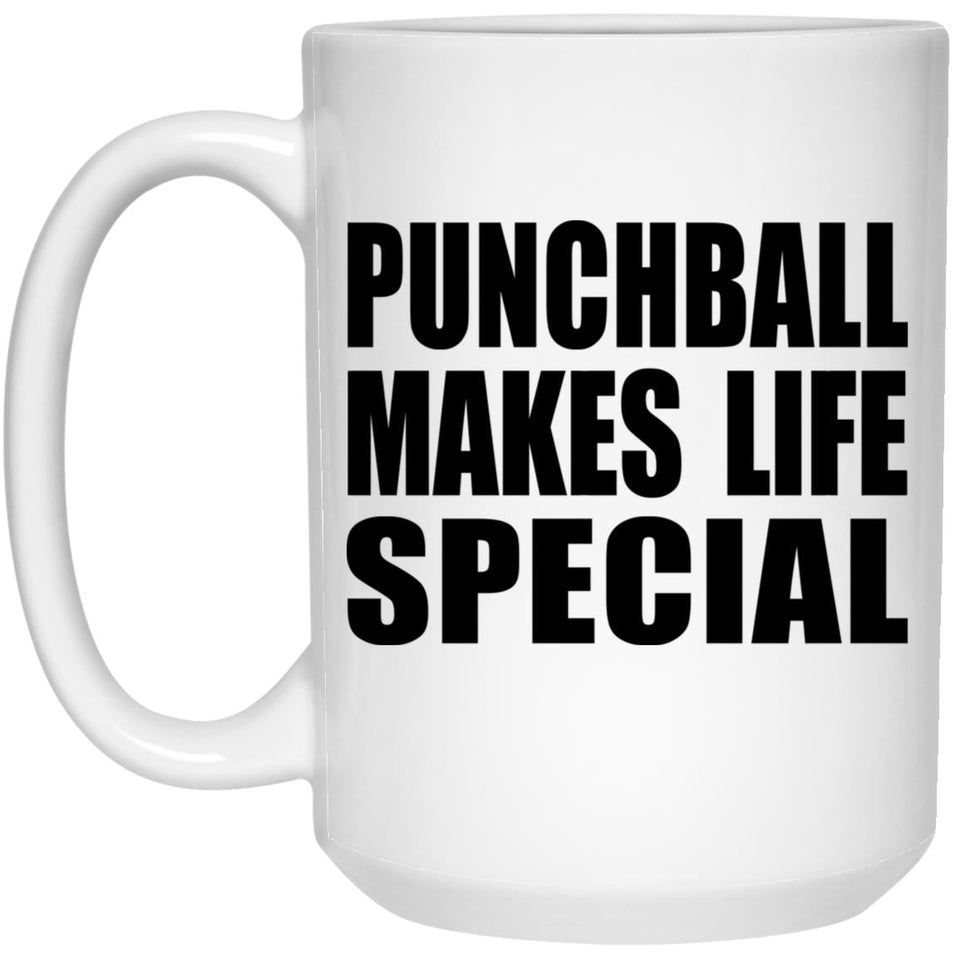 Punchball Makes Life Special - 15oz Coffee Mug