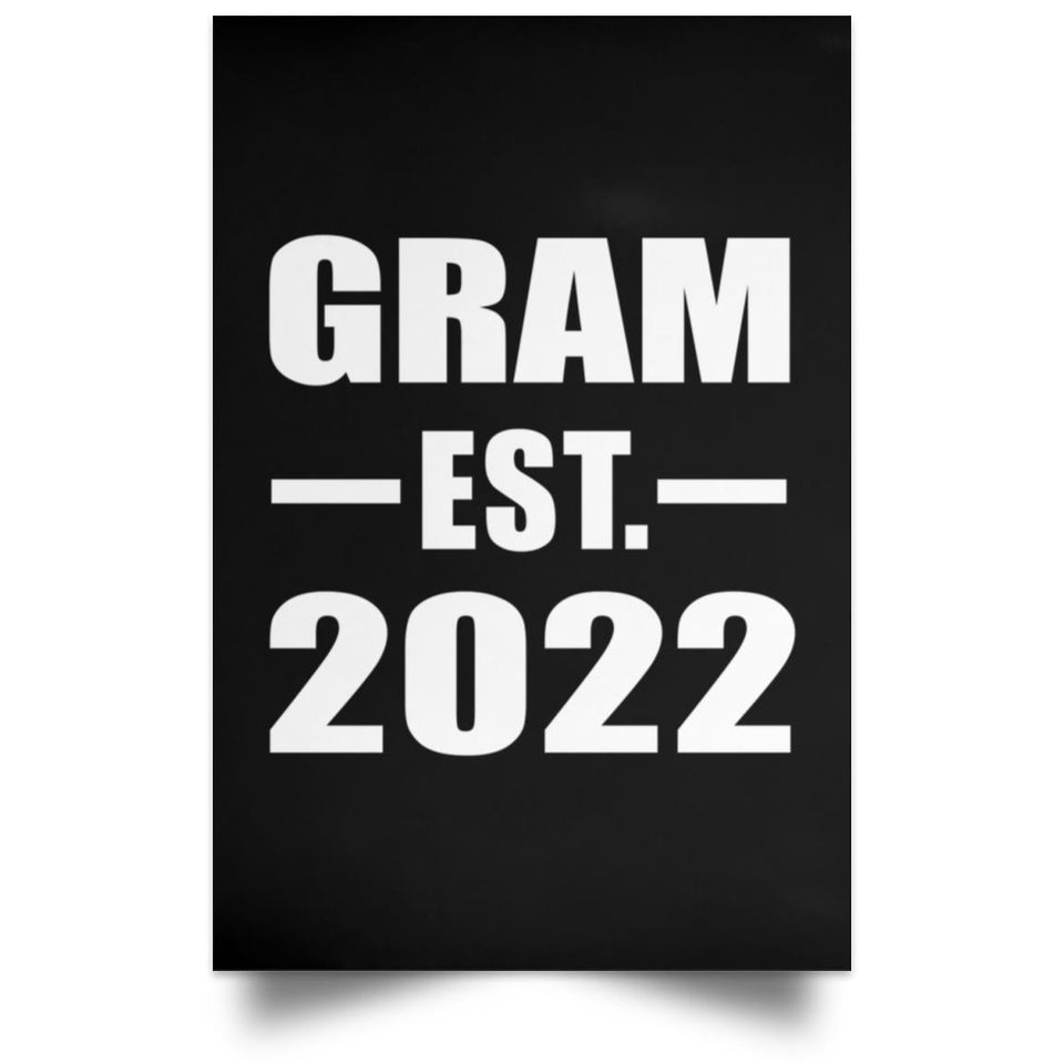 Gram Established EST. 2022 - Poster Portrait