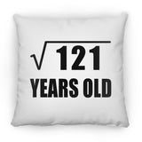 11th Birthday Square Root of 121 Years Old - Throw Pillow