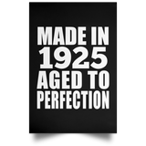 99th Birthday Made In 1925 Aged to Perfection - Poster Portrait