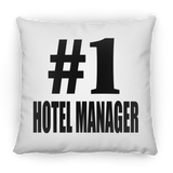 Number One #1 Hotel Manager - Throw Pillow